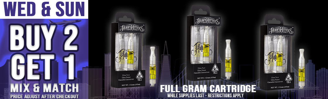 Heavy Hitter Vape Cartridge 510 Distillate